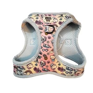 NWOT Hello Kitty Sassy Meow Harness For Cat Size Medium Pink Blue
